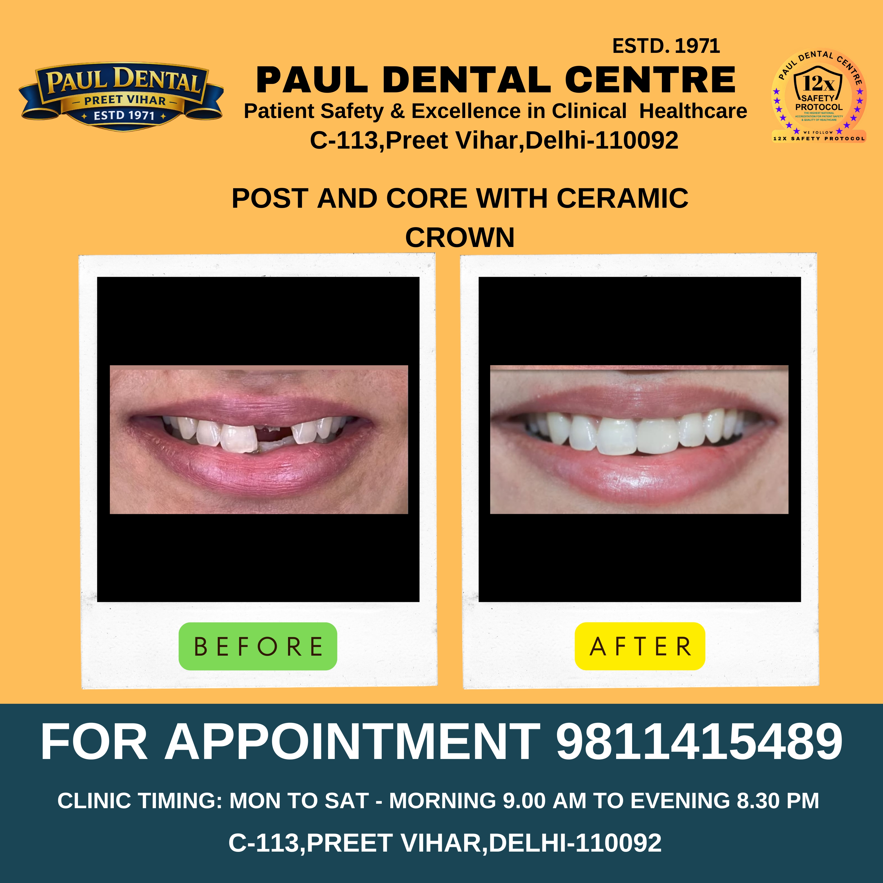 Case 11 – Paul Dental Center