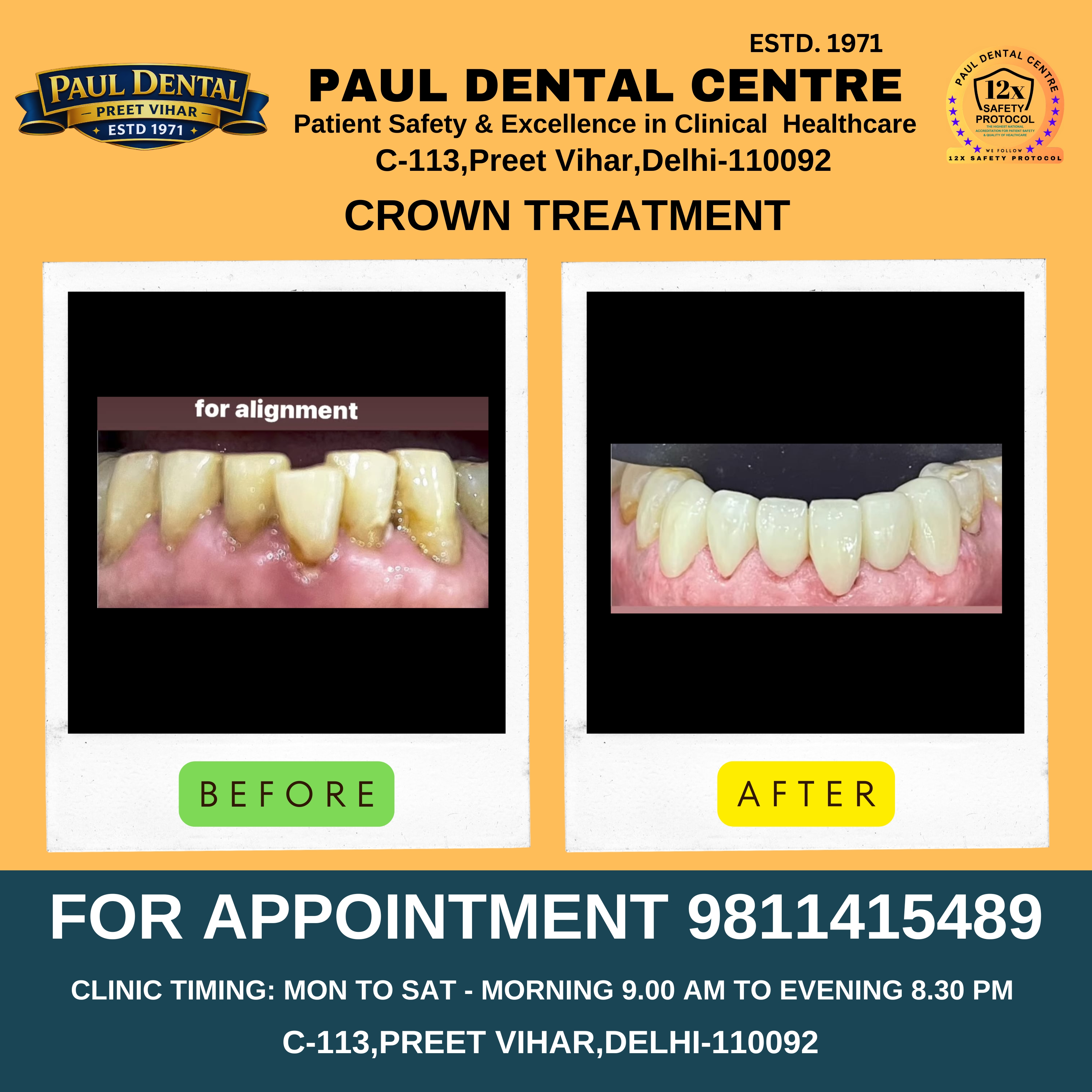 Case 12 – Paul Dental Center
