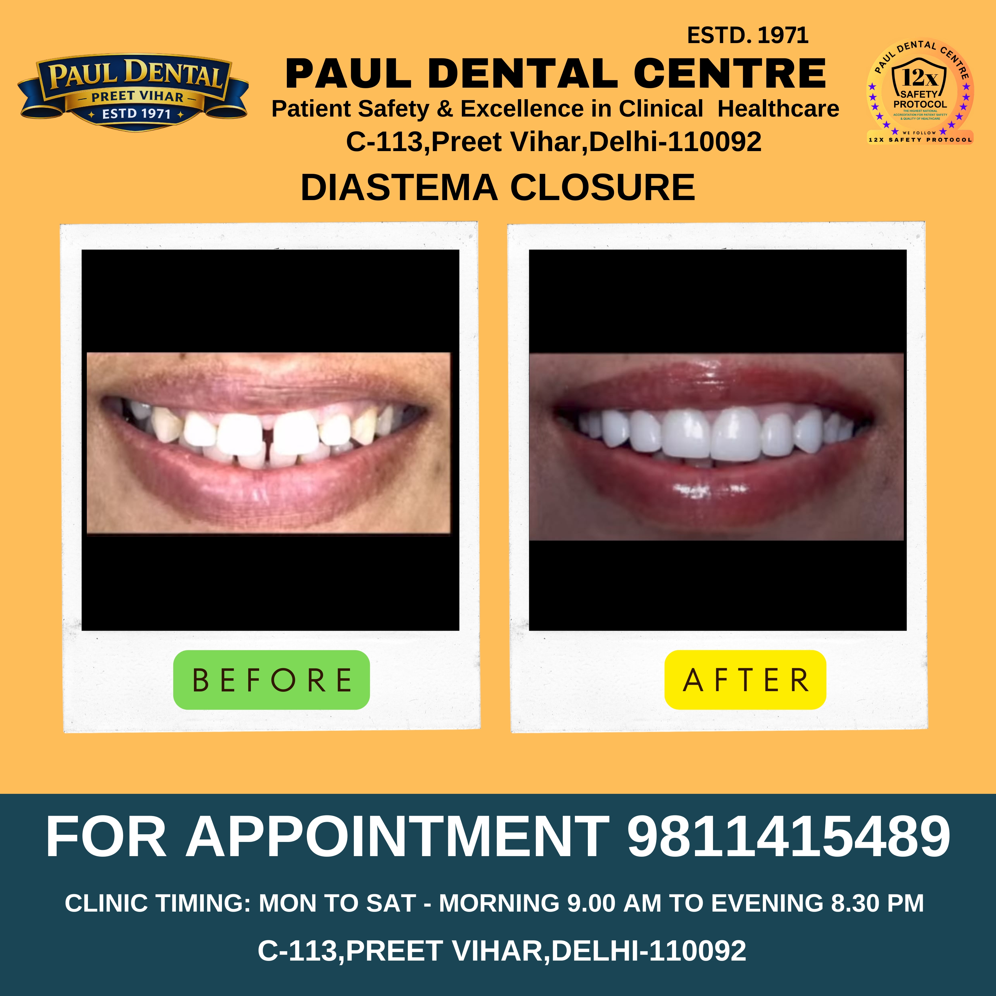Case 6 – Paul Dental Center