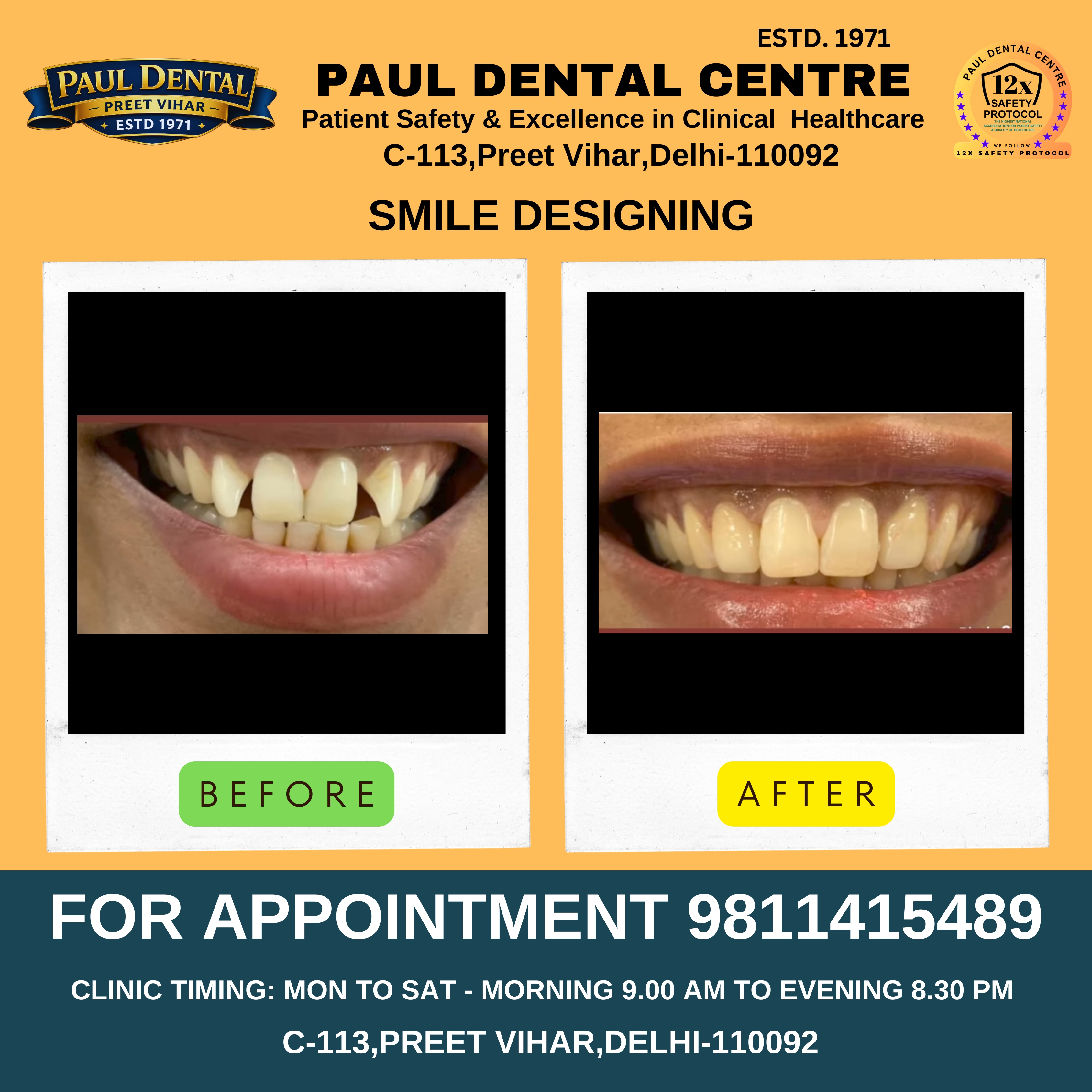 Case 7 – Paul Dental Center