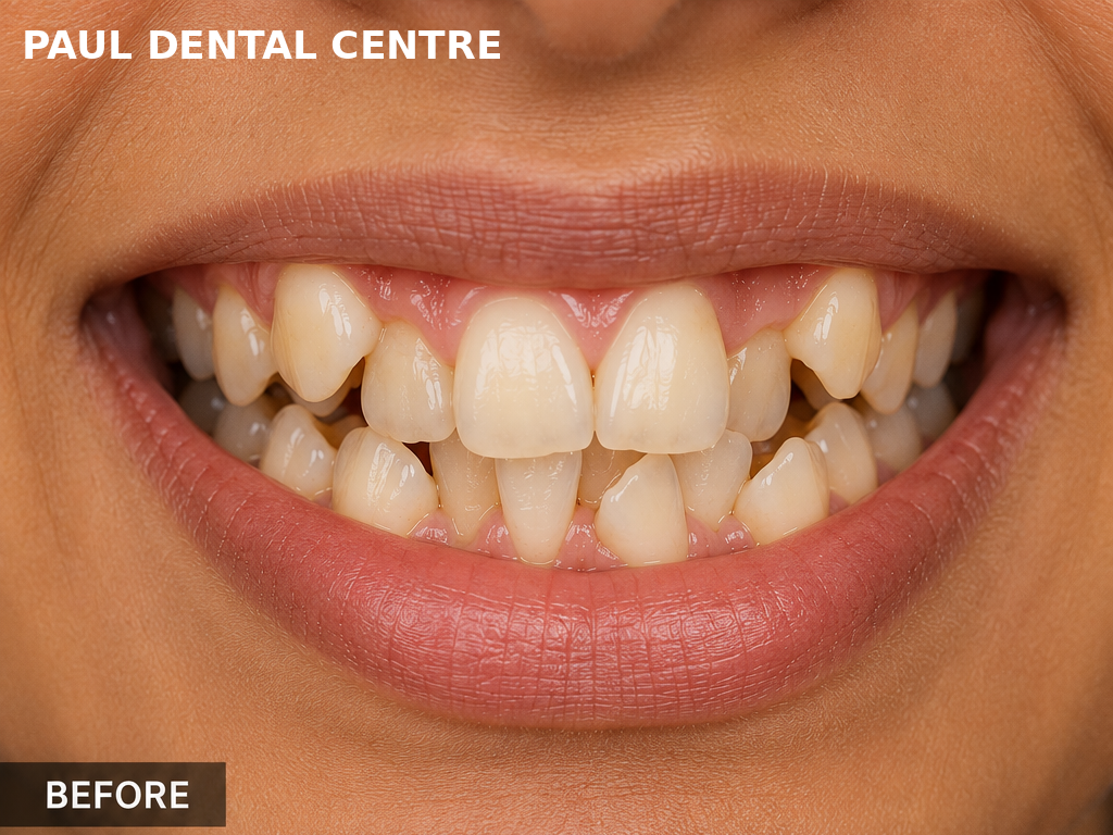 Before Orthodontic Treatment